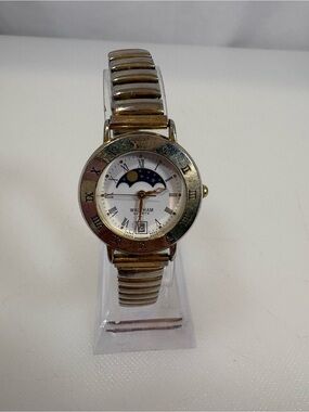 Waltham Women's Two-Tone Moonphase Watch in Gold and Silver